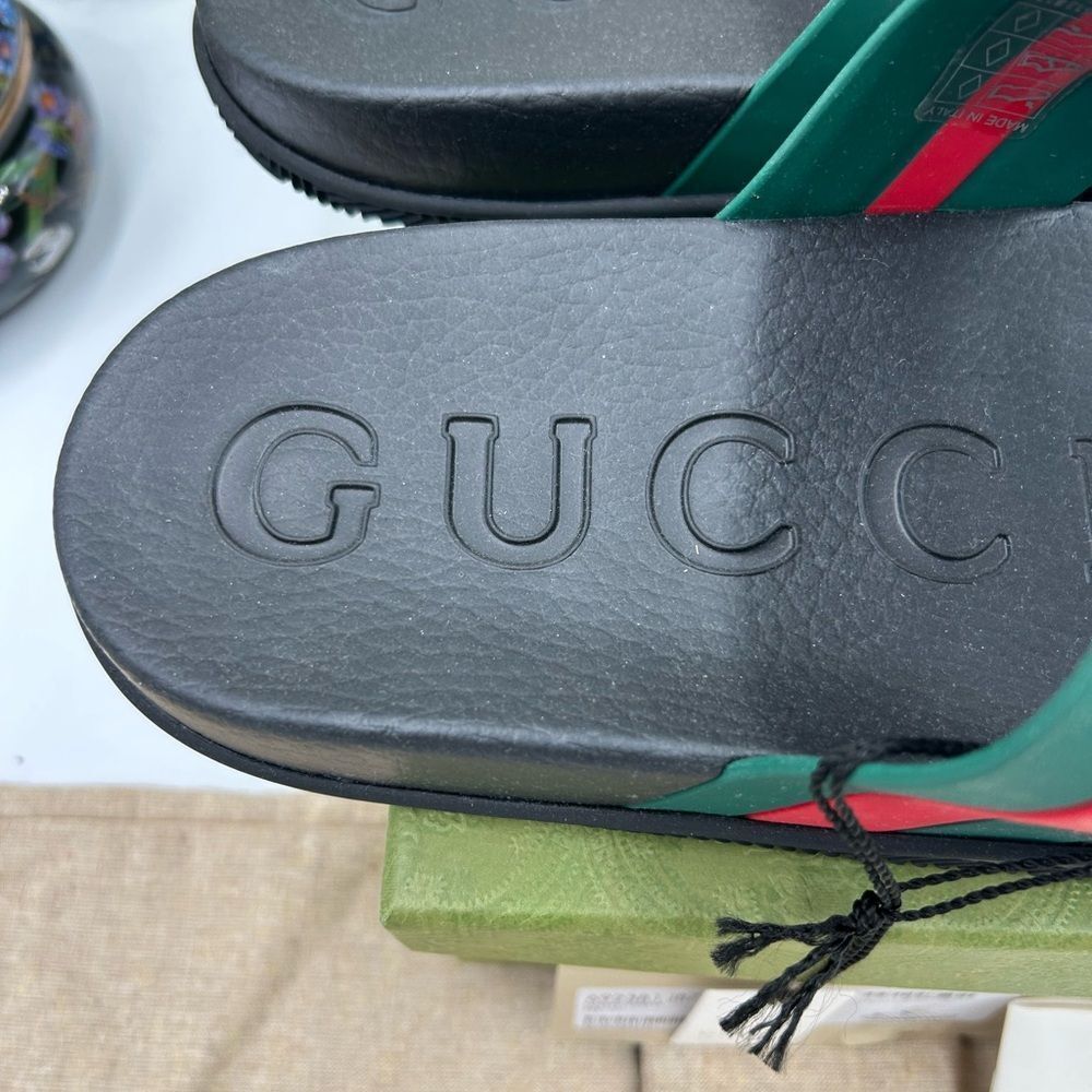 Men’s Gucci, Agrado  double strap sandals size 13 made in Italy - Picture 7 of 11